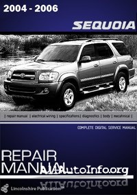Toyota Sequoia Service Manual. Инструкция по ремонту.