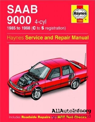 SAAB 9000 4-cyl 1985-98 Service and Repair Manual