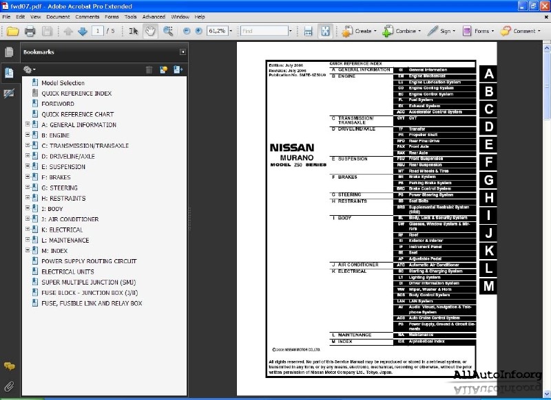 Nissan Murano 2003 Schematics Transmission | Get Free ...