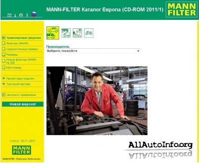 MANN-FILTER Catalogue 2011/1