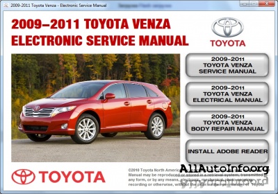 Toyota Venza Service Manual (2009-2011)