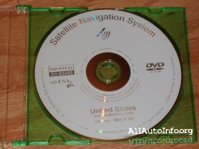 Honda / Acura Navigation White DVD Version 4.92 (2010-2011)
