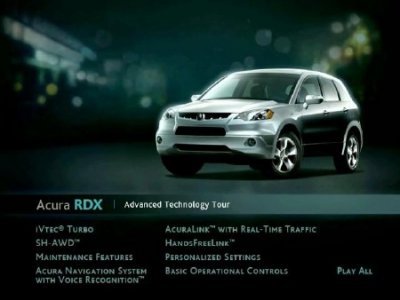 Acura RDX: Advanced Technology Tour