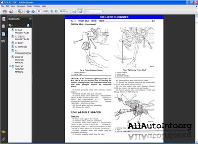 Jeep Cherokee XJ Service Manual 1988-2001 Jeep Cherokee XJ Service Manual 1988-2001