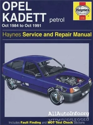 Opel Kadett E 1984-1991 Manual Repair