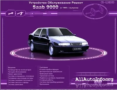 SAAB 9000. Устройство, обслуживание и ремонт.