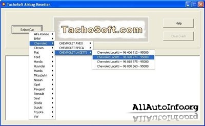 TachoSoft Airbag Resetter v6.4