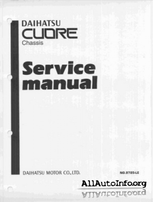 Daihatsu Cuore-Mira L701 Service Manual (1998-2003)