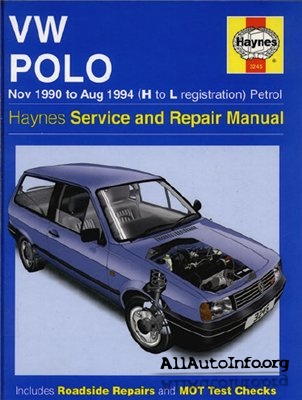 VW Polo 1990-1994 Service And Repiar Manual