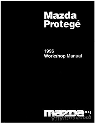 Mazda Protege, Familia, 323 1996 Workshop Manual