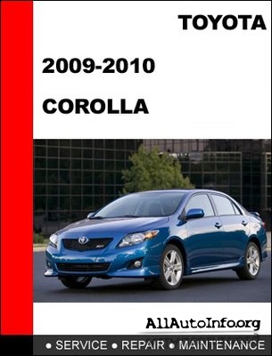 Toyota Corolla 2009-2010 Service Manual