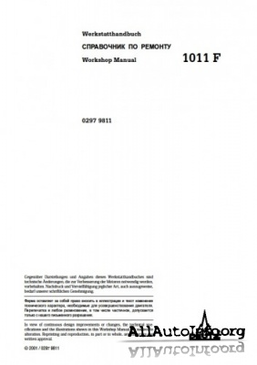 Deutz 1011F Workshop Manual