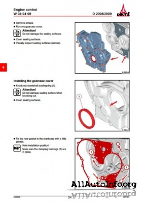 Deutz D 2008 / 2009 Workshop Manual