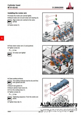 Deutz D 2008 / 2009 Workshop Manual