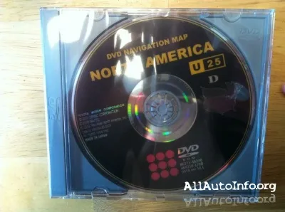 Toyota/Lexus DVD Navigation Map North America (U25)