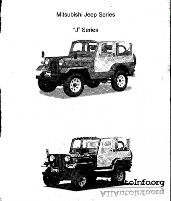 Mitsubishi Jeep J series Service Manual