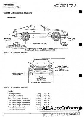 Aston Martin DB7 i6 Service Manual (1994-1998)