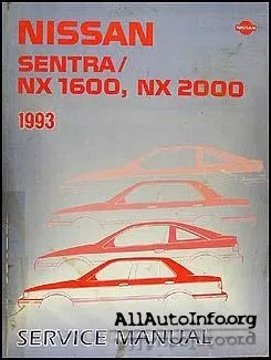 Руководство по ремонту Nissan Sentra / NX-coupe B13