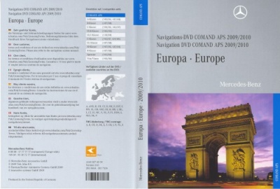 Mercedes Comand APS DVD Europe 2009-2010 NTG2