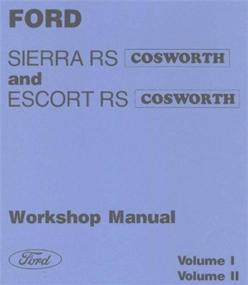 Оригинальное руководство по ремонту Ford Sierra RS & Escort RS