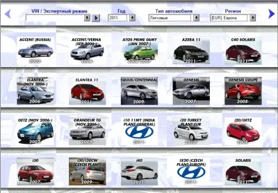 Hyundai Microcat 12/2016 - 01/2017