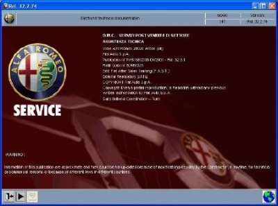 Электронная техническая документация Alfa Romeo 147