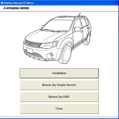 Mitsubishi Outlander 2007 Service Manual