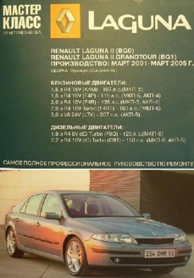 Руководство по ремонту Renault Laguna (2001-2005)