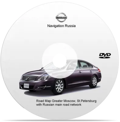 Nissan Teana Navigation DVD Russia V.3