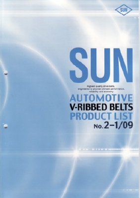 Каталог поликлиновых приводных ремней SUN (2009)