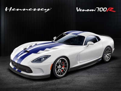 Тюнинг ателье Hennessey готовит пакеты модификаций Venom 700R и Venom 1000 Twin Turbo для  Dodge Viper SRT 2013 года.