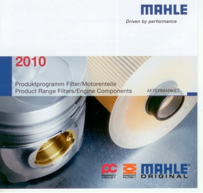 MAHLE 2010 Product Range Filters / Engine Components