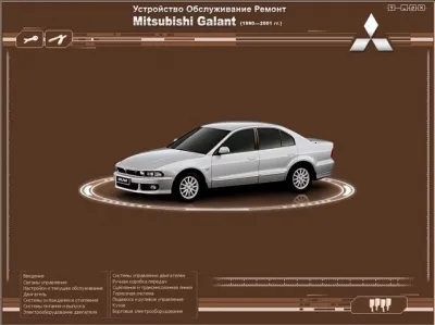 Mitsubishi Galant Устройство, обслуживание, ремонт 1990-2001гг