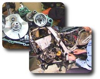 Техобслуживание и ремонт  мотоциклов BMW F650 / F650 Maintenance