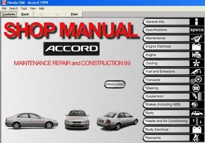 Honda Accord ESM 1999-2001