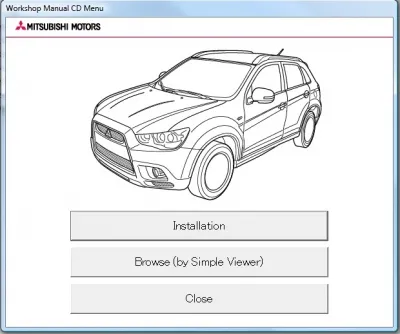 Mitsubishi ASX 2013 Workshop Manual (MUT III)