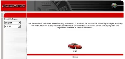 Alfa Romeo 156 Elearn
