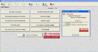 Toyota Industrial Equipment EPC 2.16