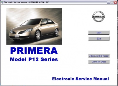 Nissan Primera P12 2001-2005 Service Manual