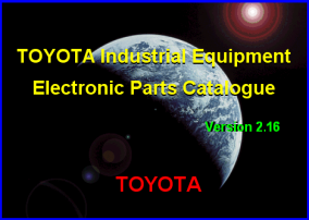 Toyota Industrial Equipment EPC 2.16