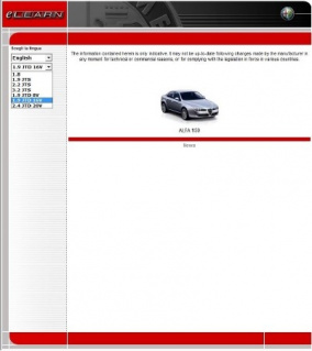 Alfa Romeo 159 eLearn