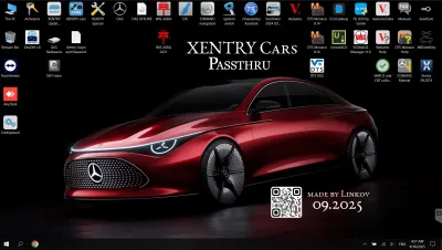 Xentry Cars Passthru 09.2025 - комплекс для диагностики Mercedes-Benz (J2534)
