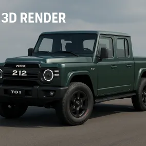 BAW 212 T01 расширяет линейку: мягкий верх и пикап-версии в стиле Land Rover Classic
