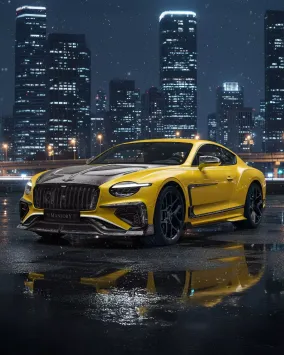 Mansory превратила Bentley Continental GT в ярко-жёлтый «банан» с кузовом из карбона