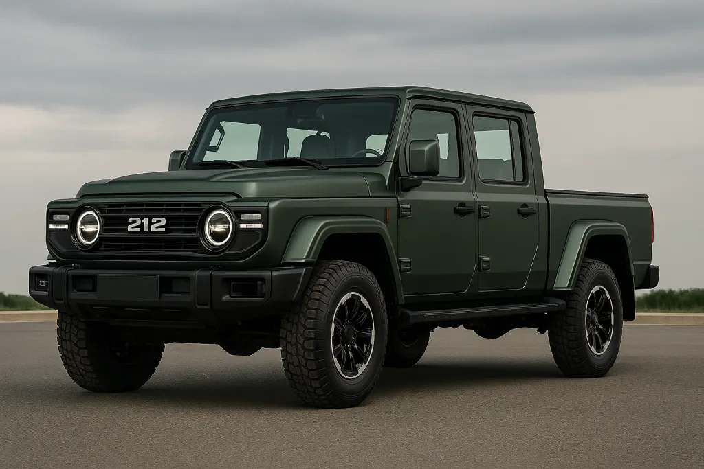 BAW 212 T01 расширяет линейку: мягкий верх и пикап-версии в стиле Land Rover Classic