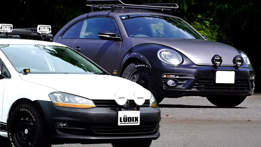 Японский тюнер Ludix превратил Volkswagen Beetle и Golf в «жуков-хищников»