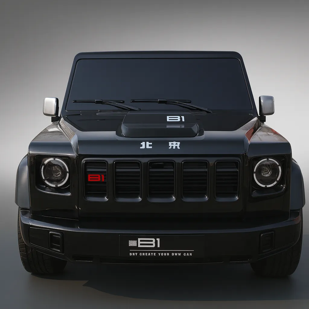 BAIC BJ81: новый внедорожник с внешностью в духе Jeep, Land Rover и Mercedes