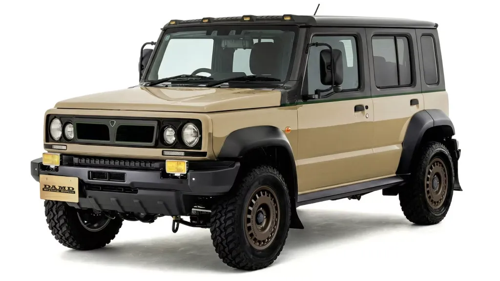 Suzuki Jimny Armata от DAMD: внедорожный ретро-образ в итальянском стиле