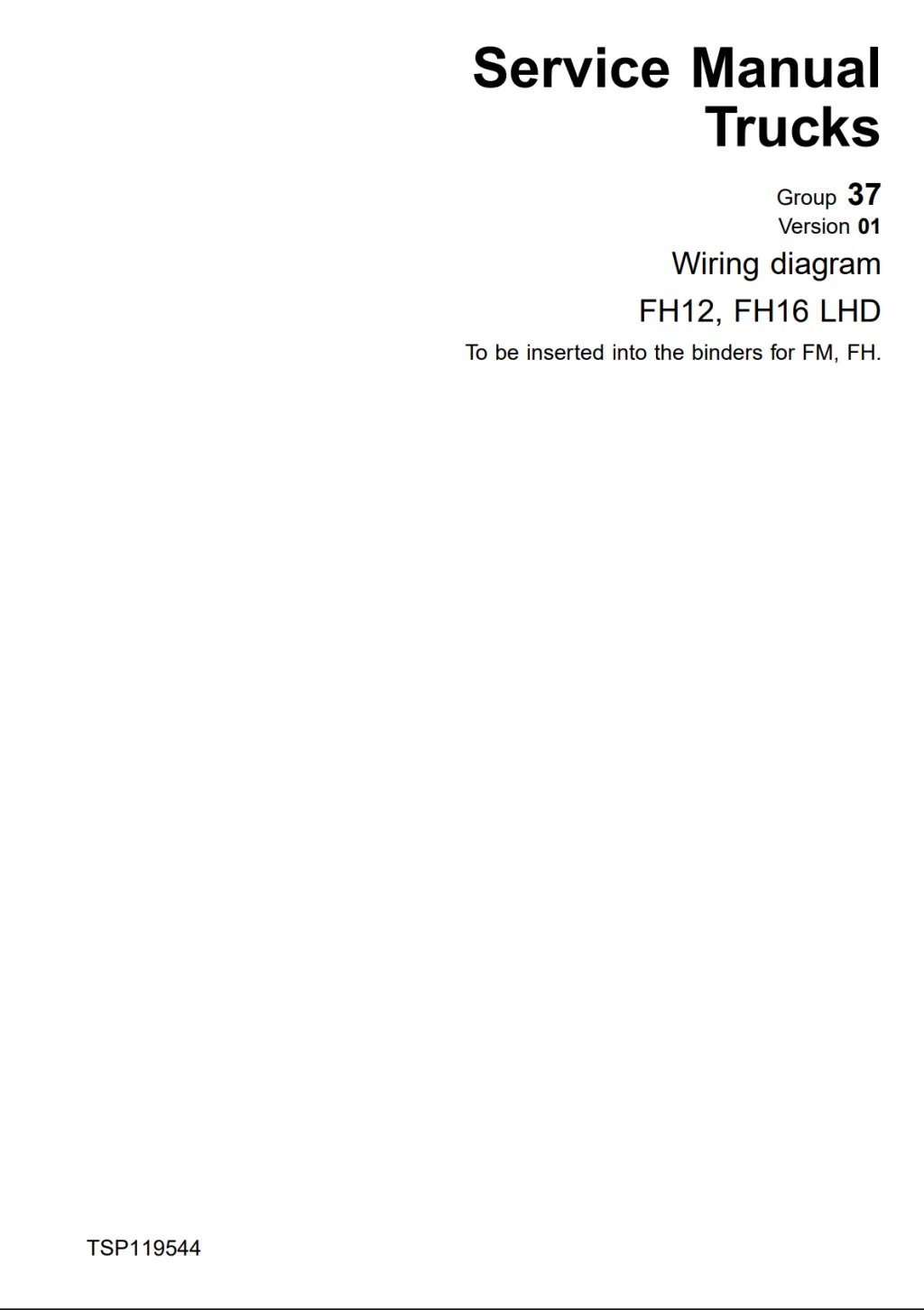 Электрические схемы VOLVO FH12 и FH16 LHD: полное руководство по заводской электрике