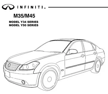 Infiniti M35-45 Y34 Y50 Service Manual 2003–2007 — руководство по ремонту и обслуживанию